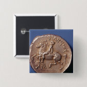 Silbermünze von Philip II von Macedon Button (Vorne & Hinten)