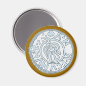 Silbermünze Wikinger silver coin vikings Magnet (Vorderseite/Rückseite)