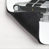 Silbermuskelwagen Mousepad (Ecke)