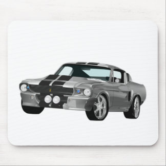 Silbermuskelwagen Mousepad