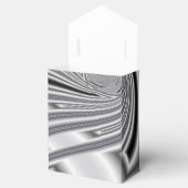 Silbermuster Geschenkschachtel (Geöffnet)