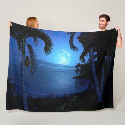 Silbernacht Fleecedecke (Beispiel)