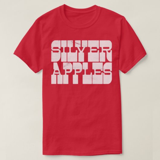 Silberne Äpfel T-Shirt (Design vorne)