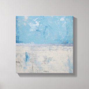 Silberne Aura Leinwanddruck