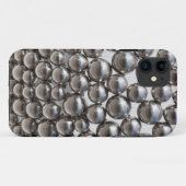 Silberne Bälle Case-Mate iPhone Hülle (Rückseite (Horizontal))