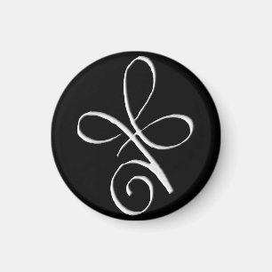 Silberne bedingungslose Liebe Magnet