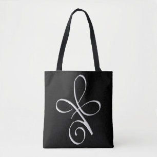 Silberne bedingungslose Liebe Tasche