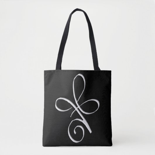 Silberne bedingungslose Liebe Tasche (Vorderseite)