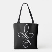 Silberne bedingungslose Liebe Tasche (Rückseite)