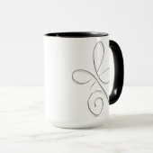 Silberne bedingungslose Liebe Tasse (VorderseiteRechts)