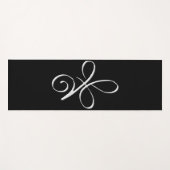 Silberne bedingungslose Liebe Yogamatte (Vorderseite (Horizontal))