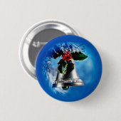 Silberne Bell Button (Vorne & Hinten)