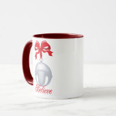 Silberne Bell glauben Tasse (Vorderseite Links)