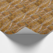 Silberne Birken-Packpapier Geschenkpapier (Ecke)