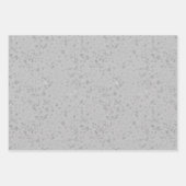 Silberne Blätter Schwarz und Grau (Vorderseite 3)