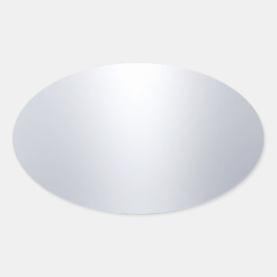 Silberne Blick-Raum-Schablonen-eleganter Glamour Ovaler Aufkleber