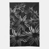 Silberne Blume Küchentuch (Vertikal)