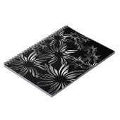 Silberne Blume Notizblock (Linke Seite)