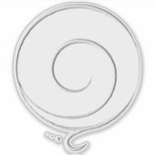 Silberne Dankbarkeit  Aufkleber (Vorderseite)