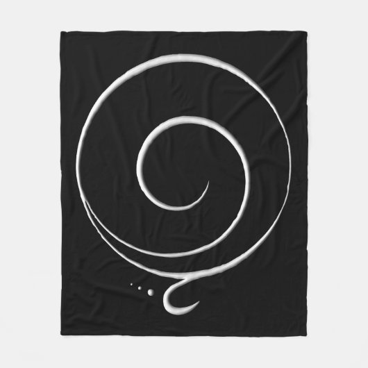 Silberne Dankbarkeit Fleecedecke (Vorderseite)