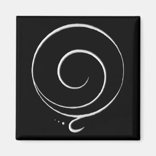 Silberne Dankbarkeit Magnet