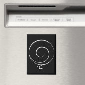 Silberne Dankbarkeit  Magnet (In Situ (Geschirrspüler))