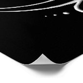 Silberne Dankbarkeit Poster (Ecke)