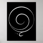 Silberne Dankbarkeit Poster (Vorne)