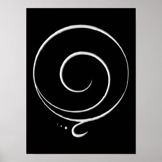 Silberne Dankbarkeit Poster (Vorne)