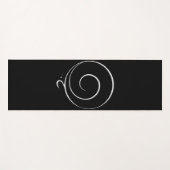 Silberne Dankbarkeit Yogamatte (Vorderseite (Horizontal))