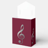 "silberne" Dreieckskurve Geschenkschachtel (Geöffnet)