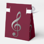 "silberne" Dreieckskurve Geschenkschachtel (Rückseite)