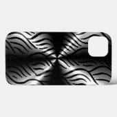 Silberne Edelstahlelemente Case-Mate iPhone Hülle (Rückseite (Horizontal))