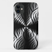 Silberne Edelstahlelemente Case-Mate iPhone Hülle (Rückseite)