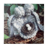 Silberne Engel Fliese (Vorderseite)