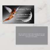 Silberne Engels-Fantasie/Sci FI-Visitenkarten Visitenkarte (Vorne/Hinten)