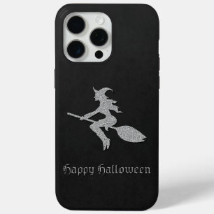 Silberne fliegende Hexe Halloween Case-Mate iPhone Hülle