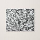 Silberne Folie modern Puzzle (Horizontal)