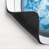 silberne gerahmte Waschmaschine animiert Mousepad (Ecke)