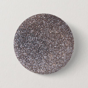 Silberne Glittergraphik des Imitats Button