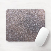 Silberne Glittergraphik des Imitats Mousepad (Mit Mouse)