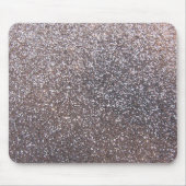 Silberne Glittergraphik des Imitats Mousepad (Vorne)