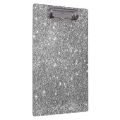 Silberne Glitzer-Glitzern Klemmbrett (Rechts)
