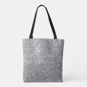 Silberne Glitzer-Glitzern Tasche (Rückseite)