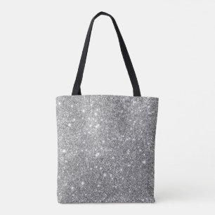 Silberne Glitzer-Glitzern Tasche