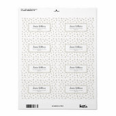 Silberne Glitzer-Punkte (Vorne)