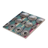 Silberne Gurte für Verkauf, Santa Fe, New Mexiko. Fliese (Seite)