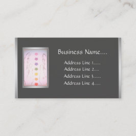 Silberne heilende Handganzheitliche Gestalten Visitenkarte