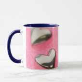Silberne Herzen Tasse (Links)