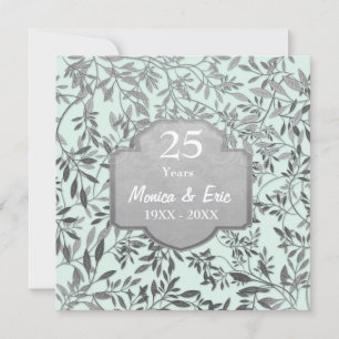 Silberne Hochzeit 25. Hochzeitstag Einladung